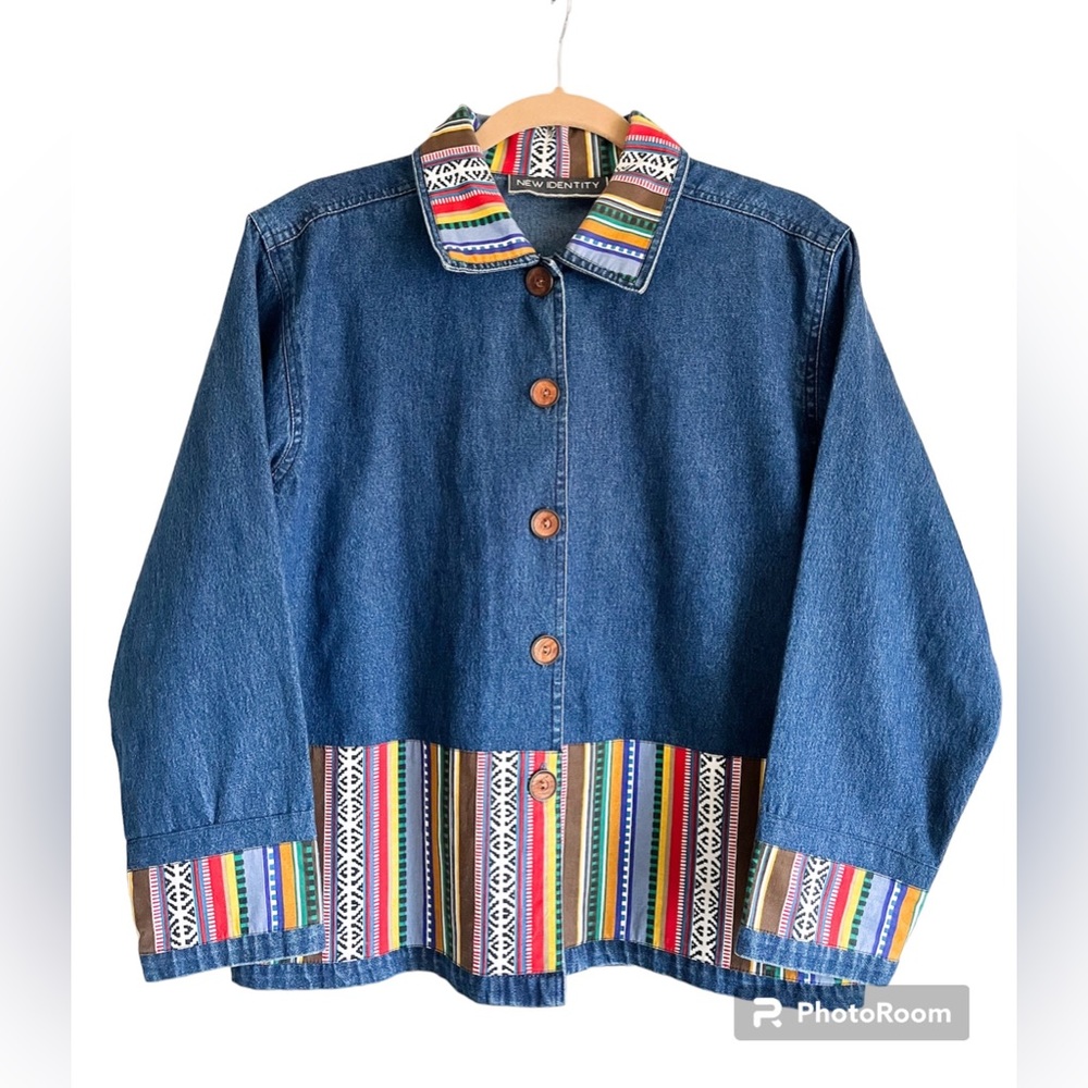 Vintage Patchwork Denim Jacket